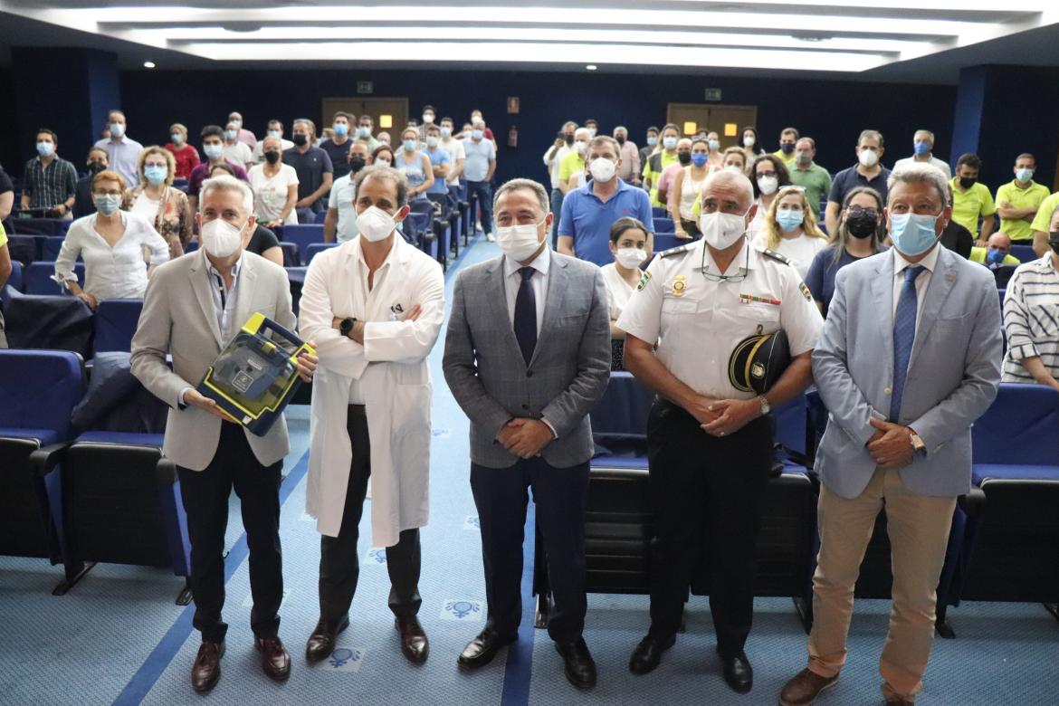 Mesa de presentación de las jornadas de formación rocío cardioasegurado