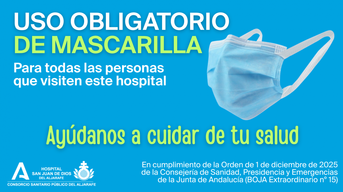 Uso obligatorio mascarilla