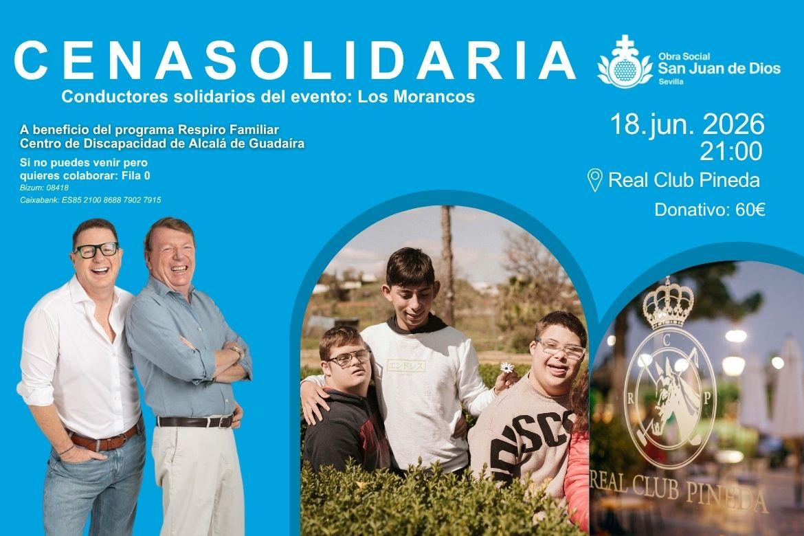 Cartel Cena Solidaria SJD 2026